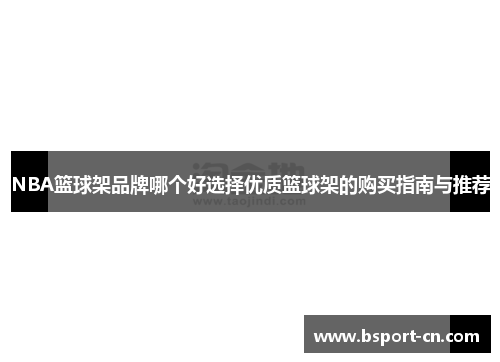 NBA篮球架品牌哪个好选择优质篮球架的购买指南与推荐